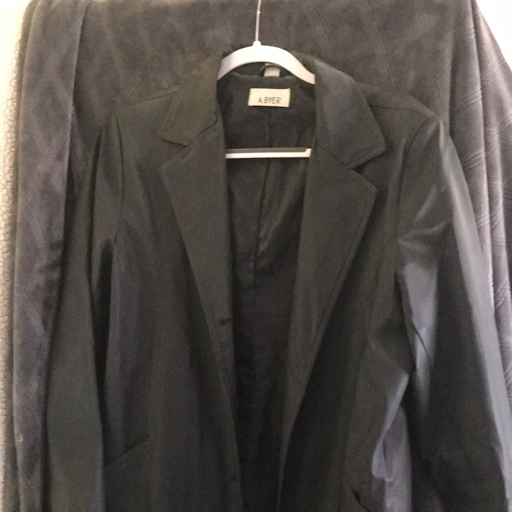 Black overcoat/raincoat